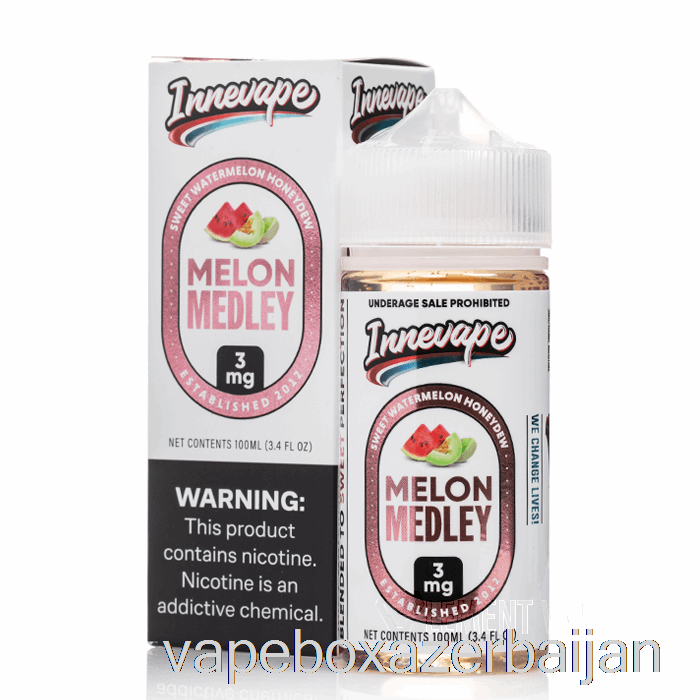 Vape Baku Melon Medley - Innevape E-Liquids - 100mL 0mg